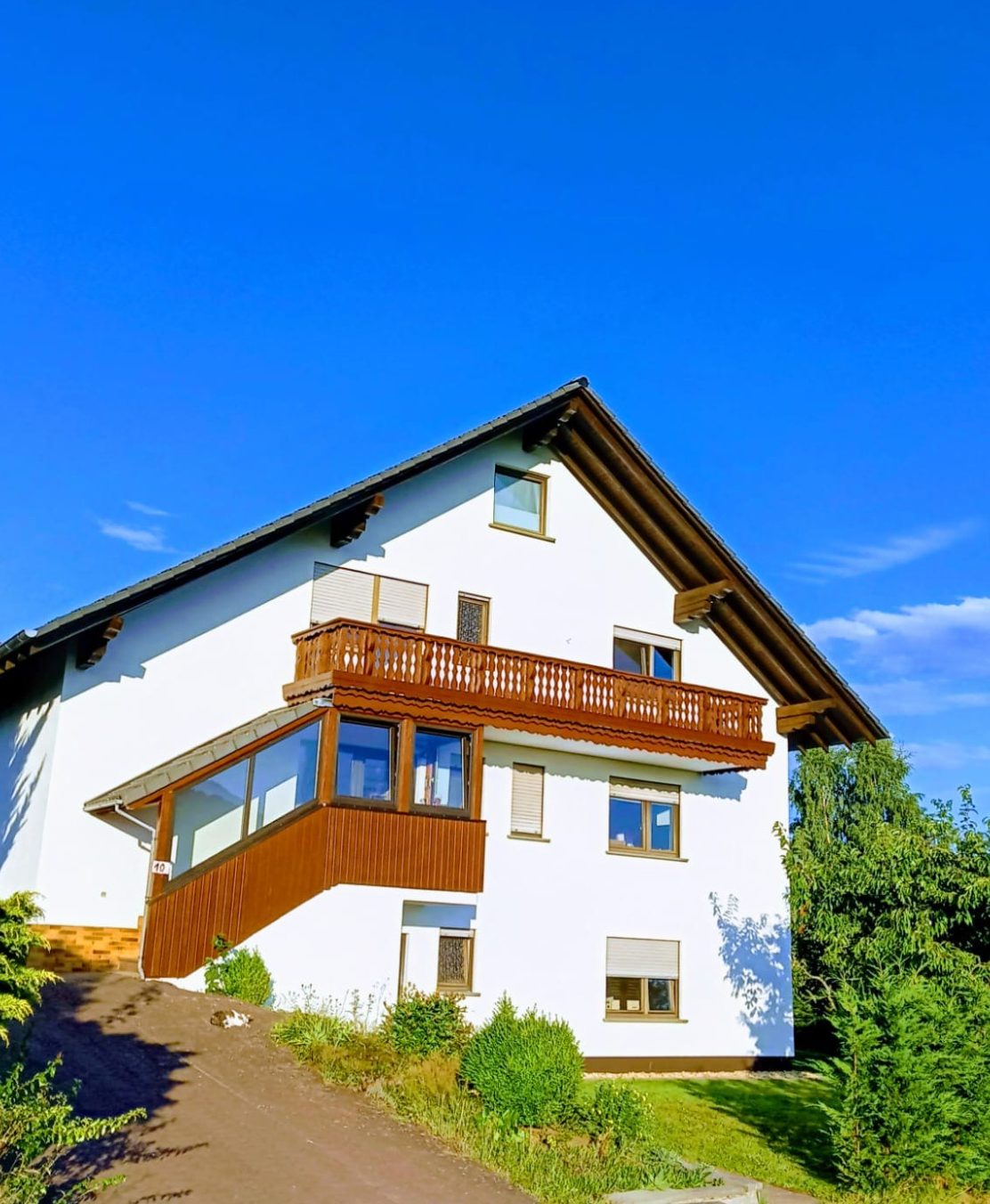 Vorderseite Haus FeWo Wandersnest