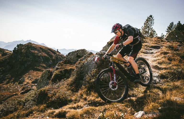 Mountainbiker auf dem Flowtrail