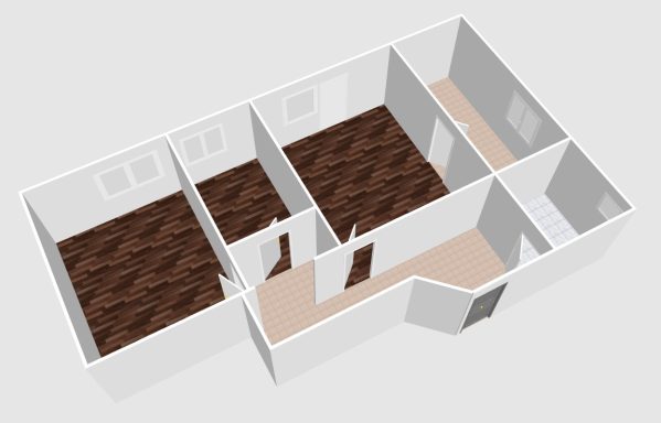 Grundriss der Ferienwohnung Wandersnest in Gersfeld (Rhön)